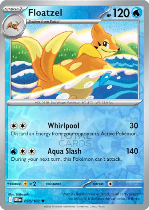 Floatzel [Reverse Holo]